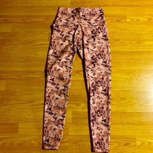 Colorfulkoala workout pants size M pink pattern